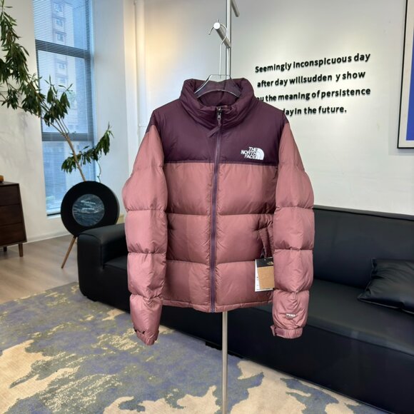 The North Face Men's Brown and Orange Coat